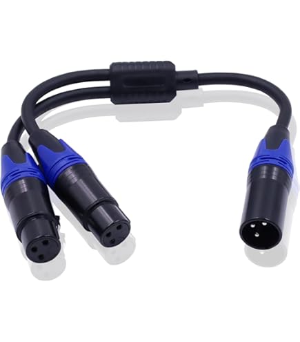 Amazon | BELDEN ベルデン 1503A XLRメス3Pin - XLRオス3Pin ×2 分岐